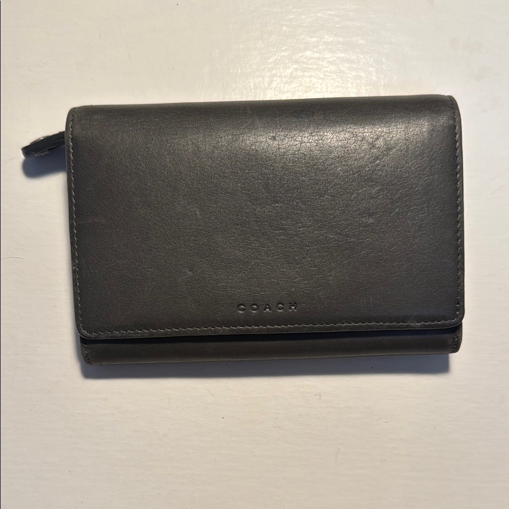 Coach Black Leather Wallet